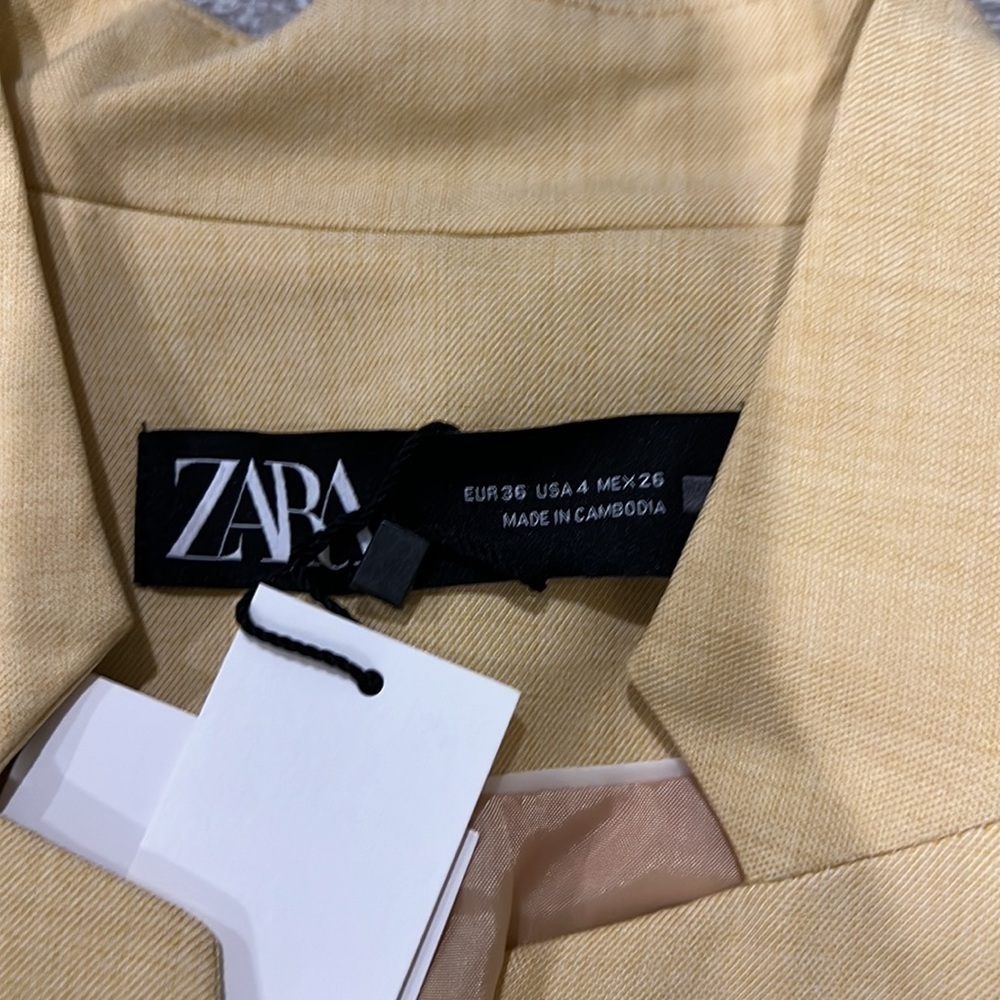 Zara Basic Inverted Lapel Blazer - Picture 10 of 14